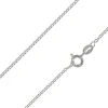 Sterling Silver Plated 1.5mm Oval Trace Chain 18"/45cm Unhallmarked