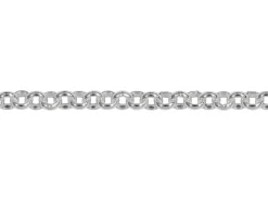 Sterling Silver Plated 2.5mm Round Belcher Chain 18
