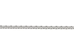 Sterling Silver Plated 1.8mm Tight Round Trace Chain 18