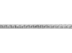 Sterling Silver Pyramid Design Strip Wire 4.2mm