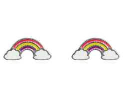 Sterling Silver Rainbow Earrings