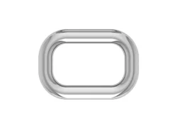 Sterling Silver Rectangular Link Connector 7x10mm