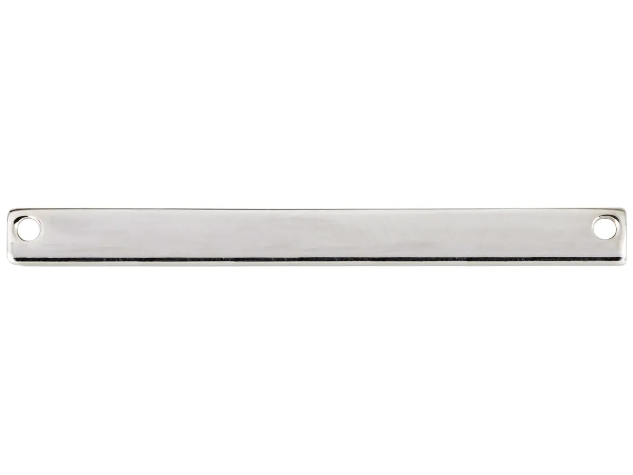 Sterling Silver Rectangular Bar 40x4mm Stamping Blank