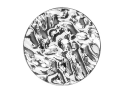 Sterling Silver Reticulated Pattern 25mm Textured Blank