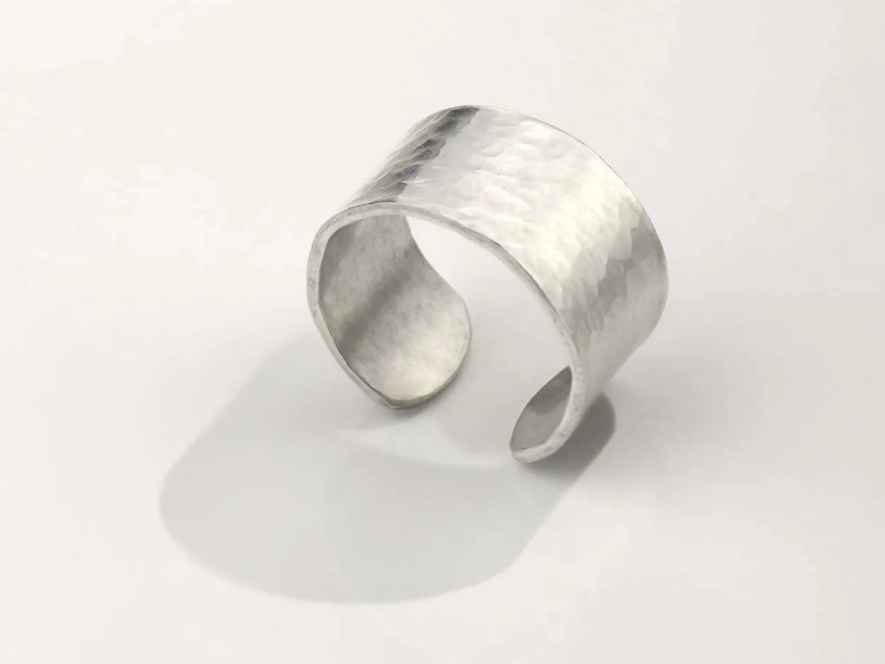 Sterling Silver Ring 12mm X 57mm Stamping Blank