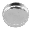 Sterling Silver Round Bezel Cup 6mm, Pack of 6