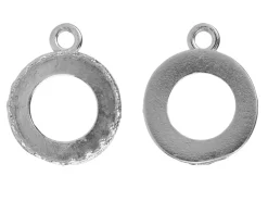 Sterling Silver Round Filigree Bezel Cup 12mm
