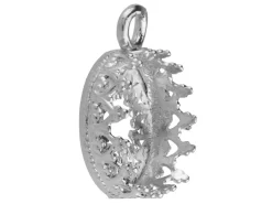 Sterling Silver Round Filigree Bezel Cup 10mm