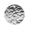 Sterling Silver Round Hammered Blank 20mm