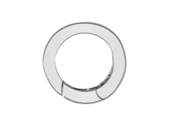 Sterling Silver Round Spring Gate Clasp 12mm