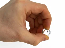Sterling Silver Round Spring Gate Clasp 16mm