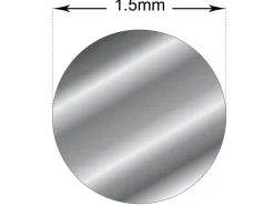 Sterling Silver Round Wire 1.50mm X 1000mm, Fully Annealed, Pre-cut, 100% Recycled Silver