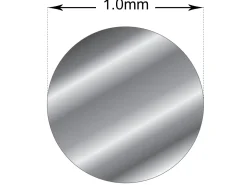 Sterling Silver Round Wire 1.00mm X 2000mm, Fully Annealed, Pre-cut, 100% Recycled Silver