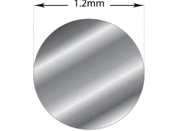 Sterling Silver Round Wire 1.20mm Fully Annealed, 100% Recycled Silver