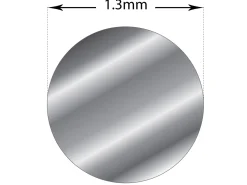 Sterling Silver Round Wire 1.30mm Fully Annealed, 100% Recycled Silver