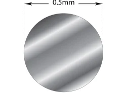 Sterling Silver Round Wire 0.50mm Fully Annealed, 100% Recycled Silver