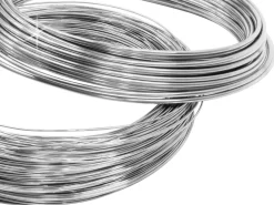 Sterling Silver Round Wire 0.80mm Fully Hard, 30g Coils, 100% Recycled Silver