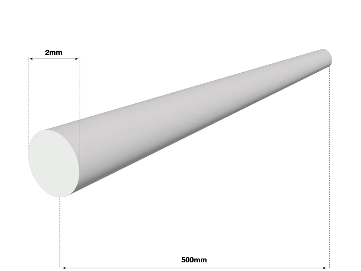 Sterling Silver Round Wire 2.00mm X 500mm, Fully Annealed, Pre-cut, 100% Recycled Silver
