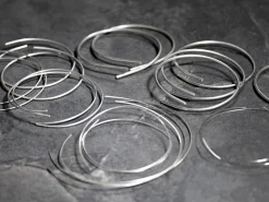 Sterling Silver Round Wire 1.00mm X 1000mm, Fully Annealed, Pre-cut, 100% Recycled Silver