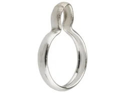 Sterling Silver Round Wraptite 5mm 1 Loop Pack of 5