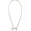Sterling Silver Safety Wire, Pack of 10, Extra Large, Height 46mm