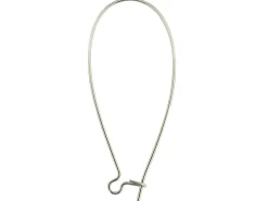 Sterling Silver Safety Wire, Pack of 10, Extra Large, Height 46mm
