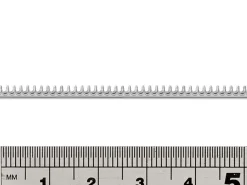 Sterling Silver Scallop Gallery Strip 2.7mm