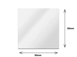 Sterling Silver Sheet 2.00mm X 50mm X 50mm, Fully Annealed, 100% Recycled Silver