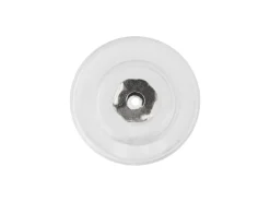 Sterling Silver Silicone Slider Disc Pack of 2