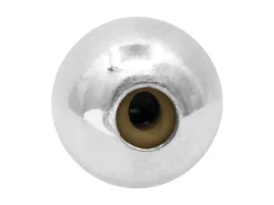 Sterling Silver Silicone Stopper Round 10mm Bead