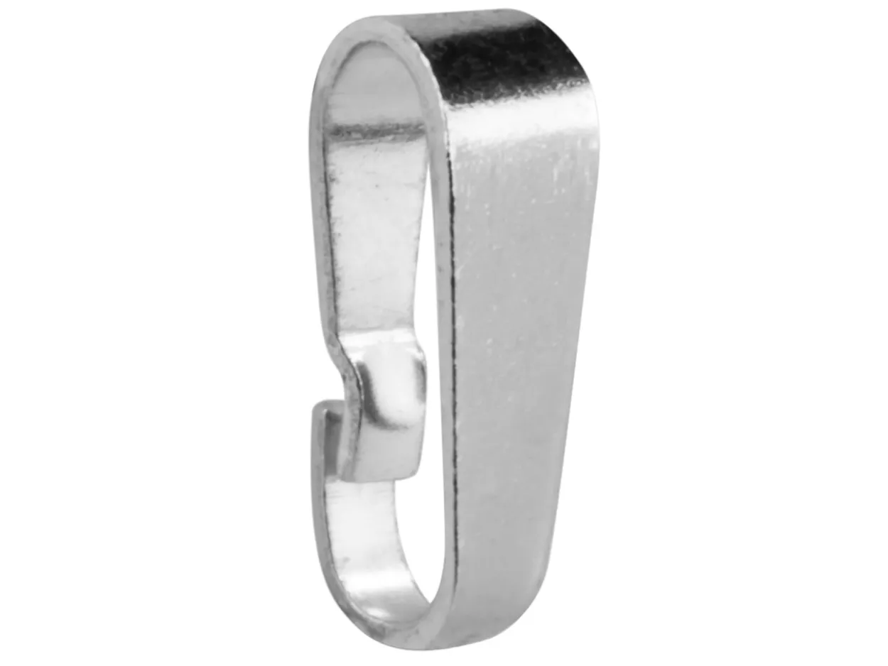 Sterling Silver Snap On Pendant Bail 7mm Pack of 10