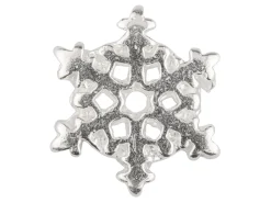 Sterling Silver Snowflake Charm Bead