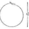 Sterling Silver Sparkle Beading Hoop Earrings 20mm Pack of 6