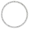 Sterling Silver Sparkle Ring 1mm Size J1/2