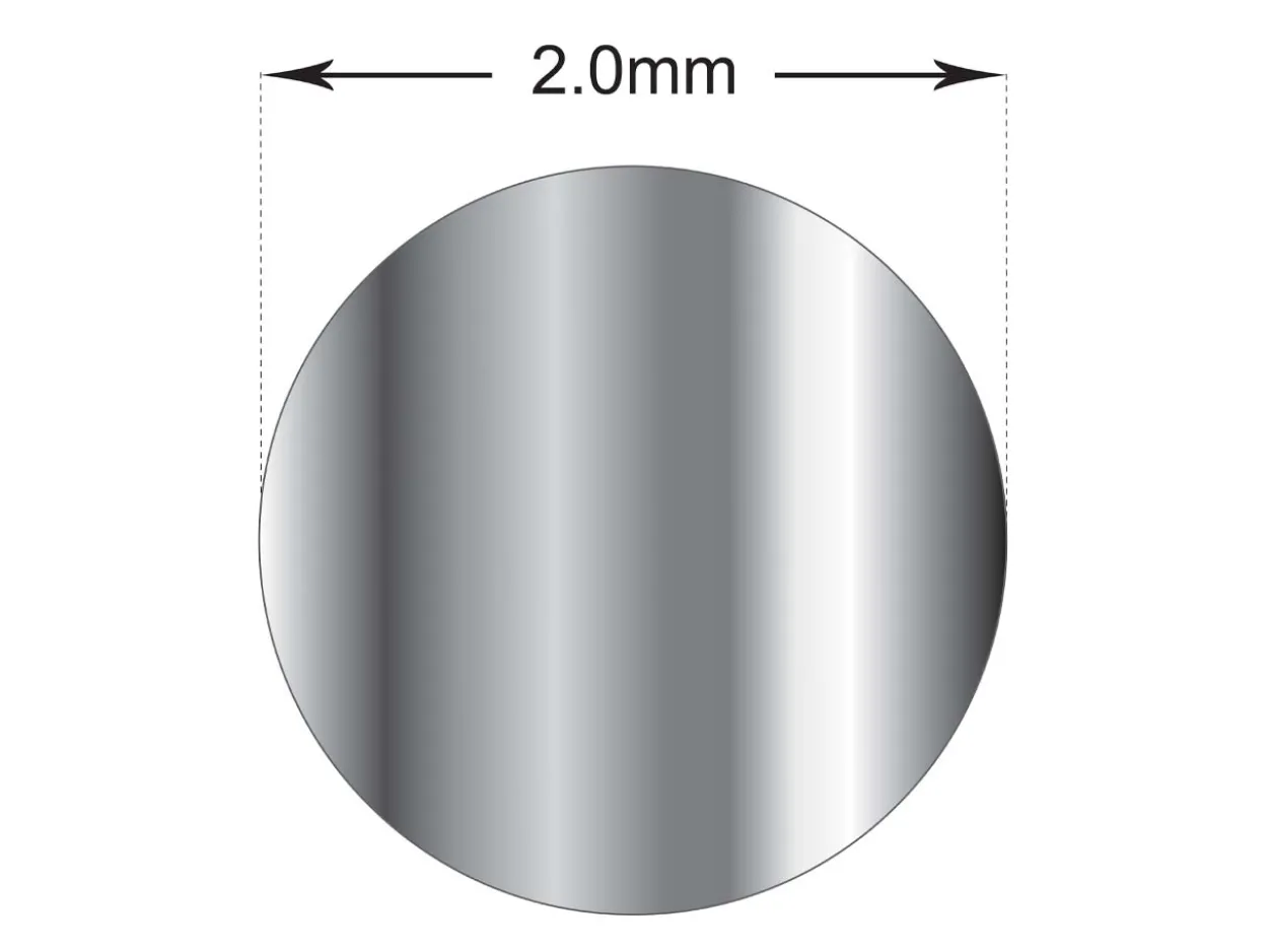 Sterling Silver Sparkle Wire 2.0mm Half Hard