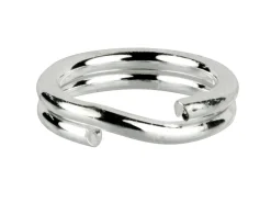 Sterling Silver Split Ring 7mm, Pack of 10