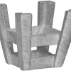 Sterling Silver Square 4 Claw 5.0mm Setting