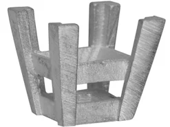 Sterling Silver Square 4 Claw 5.0mm Setting