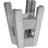 Sterling Silver Square 4 Claw 3.5mm Setting