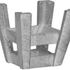 Sterling Silver Square 4 Claw 4.5mm Setting