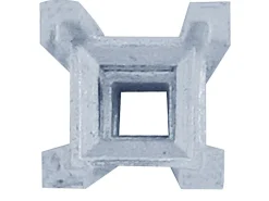 Sterling Silver Square 4 Claw 3.0mm Setting