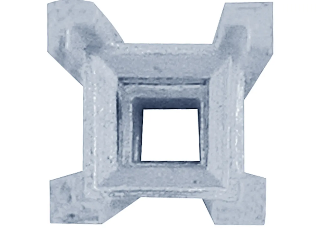 Sterling Silver Square 4 Claw 3.0mm Setting