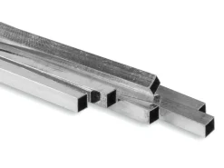 Sterling Silver Square Tube, H1452, Outside Diameter 2.75mm, Inside Diameter 2.5mm, 0.125mm Wall Thickness, 100% Recycled Silver