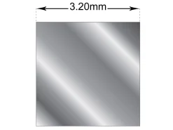 Sterling Silver Square Wire 3.20mm Fully Annealed, 100% Recycled Silver
