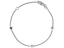Sterling Silver Star Design Bracelet