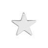 Sterling Silver Star 15mm Stamping Blank Pack of 3