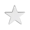 Sterling Silver Star 20mm Stamping Blank Pack of 3