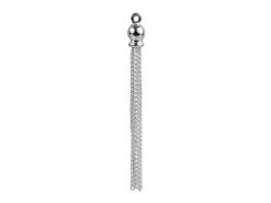 Sterling Silver Tassel Curb 35mm