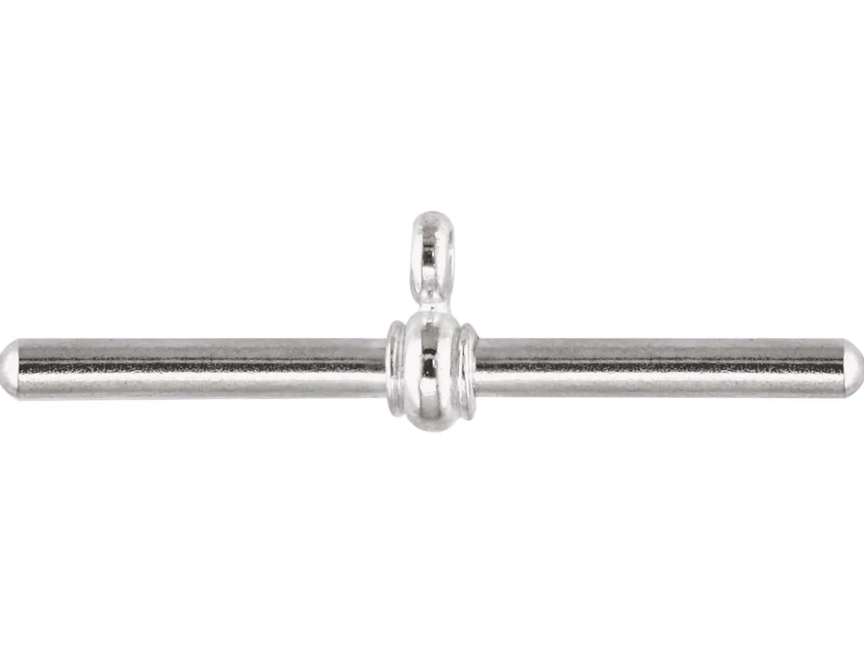 Sterling Silver T-bar 37mm X 2.5mm