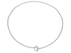 Sterling Silver T-bar Necklet